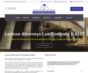 Lexiconattorneys.co.tz(Tanzania-based law firm, duly licensed to practice law) Screenshot