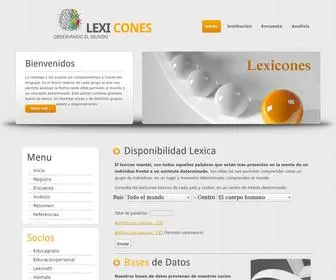 Lexicones.com(Lexicones) Screenshot