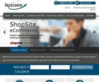 Lexiconn.com(ECommerce Hosting) Screenshot