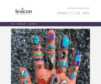 Lexiconsilverjewelry.com(Lexicon Jewelry) Screenshot