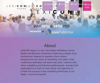 Lexiconvegas.com(LEXICON Vegas) Screenshot