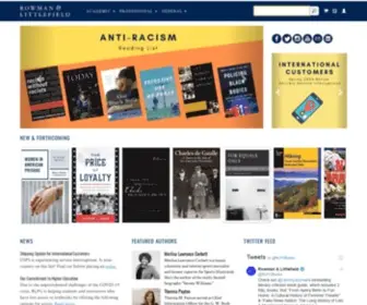 Lexingtonbooks.com(Rowman & Littlefield) Screenshot