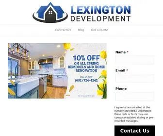 Lexingtondev.com(Contractors in Jackson MS) Screenshot