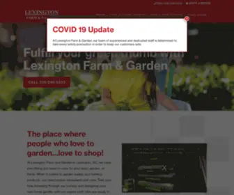 Lexingtonfarmandgarden.com(Lexington Farm and Garden) Screenshot