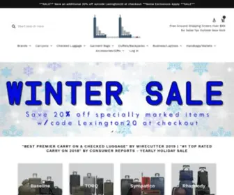 Lexingtonluggage.com(Lexington Luggage) Screenshot