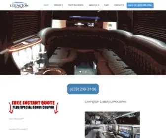 Lexingtonluxurylimo.com(Best Limo Service In Kentucky) Screenshot