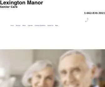 Lexingtonmanorseniorcare.com(Lexington Manor) Screenshot