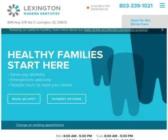 Lexingtonmoderndentistry.com(Dentist Office in Lexington) Screenshot