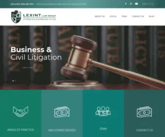 Lexintlaw.com(Lexint Law) Screenshot