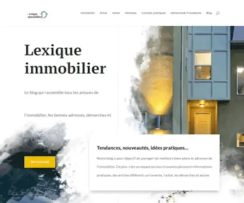 Lexique-Immobilier.com(Lexique immobilier) Screenshot