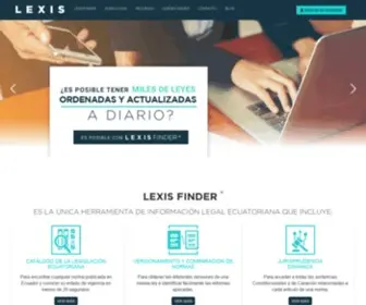 Lexis.com.ec(Todas las leyes del Ecuador en un solo lugar) Screenshot