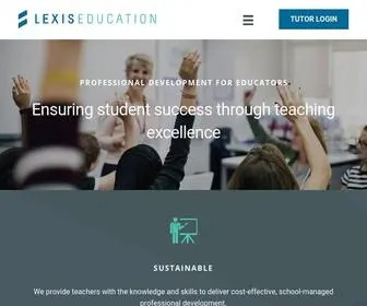 Lexised.com(Lexis Education) Screenshot