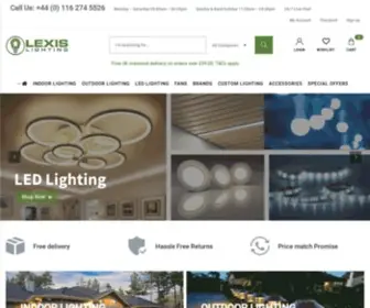 Lexislighting.com(Lexis Lighting) Screenshot