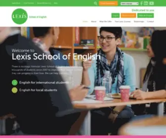 Lexislondon.com(Lexis School of English) Screenshot