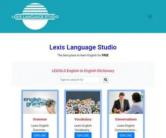 Lexisls.com(The Best Place to Learn English for FREE) Screenshot