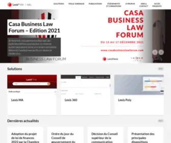 Lexisma.info(LexisNexis Maroc et Afrique) Screenshot