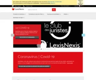 Lexisnexis.fr(LexisNexis en France) Screenshot