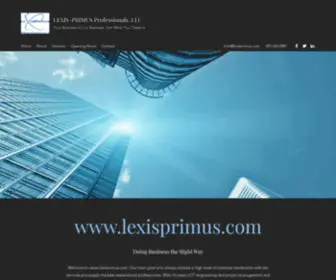 Lexisprimus.com(LEXIS-PRIMUS Professionals .LLC) Screenshot