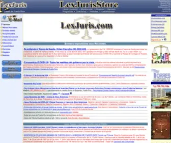 LexJuris.com(LexJuris (Leyes y Jurisprudencia) de Puerto Rico) Screenshot