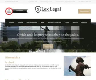 Lexlegal.com.mx(Legal ) Screenshot