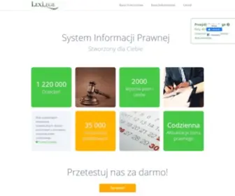 Lexlege.pl(System informacji prawnej LexLege: akty prawne) Screenshot