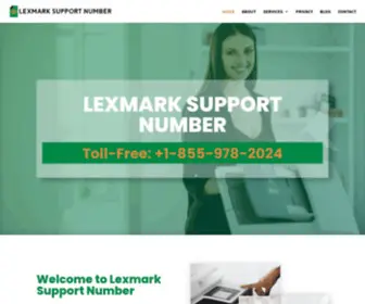 Lexmark-Supportnumber.com(Lexmark Printer Help) Screenshot