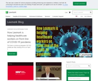 Lexmarknewsblog.com(Lexmark Blog) Screenshot