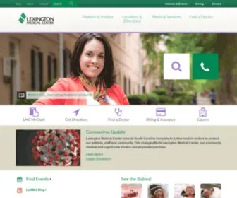 Lexmed.com(Lexington Medical Center) Screenshot