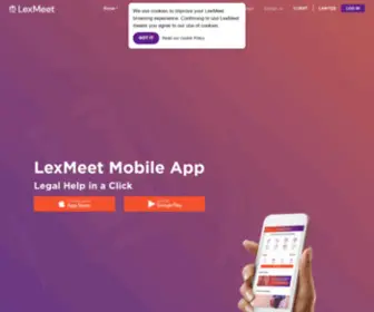 Lexmeet.com(LexMeet) Screenshot