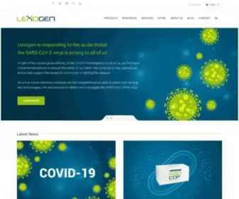 Lexogen.com(Next generation sequencing and transcriptomics company) Screenshot