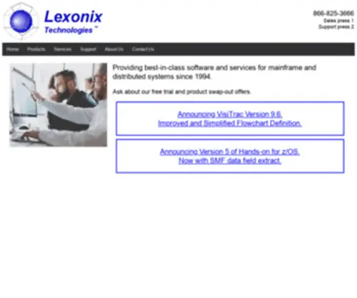 Lexonix.com(Lexonix Technologies) Screenshot