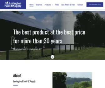 Lexpaint.com(#1 Selling Agricultural Paint & Supply by Lexington Paint in KY) Screenshot