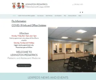 Lexpeds.com(Lexington Pediatrics) Screenshot