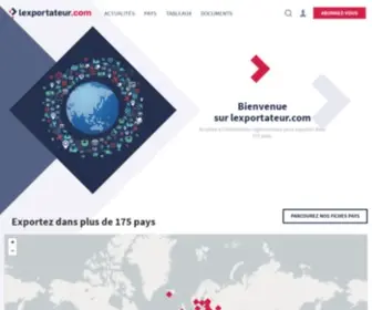 Lexportateur.com(Accueil) Screenshot