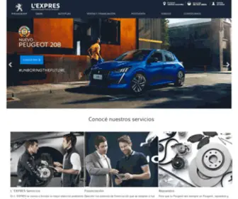 Lexpres.com.ar(L'Expres Mmmodelo Peugeot) Screenshot