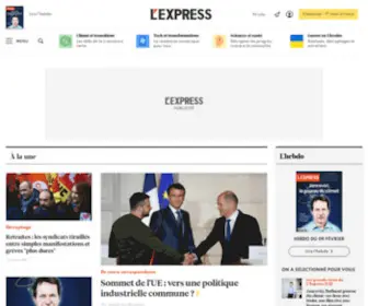 Lexpress.fr(Information à la Une) Screenshot