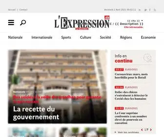 Lexpression.dz(A la Une) Screenshot