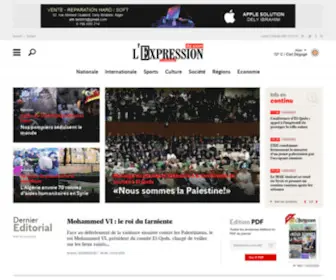 Lexpressiondz.com(Le Quotidien) Screenshot