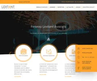 Lextant-Avocats.com(Lextant Avocats) Screenshot