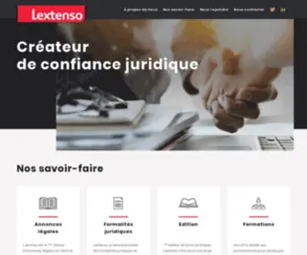 Lextenso.com(Lextenso, créateur de confiance juridique) Screenshot
