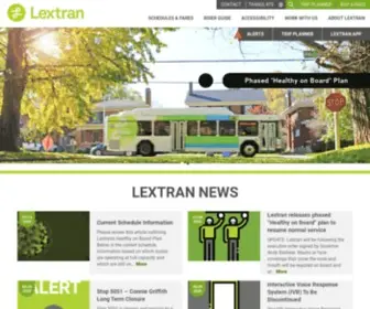 Lextran.com(Lextran Home) Screenshot