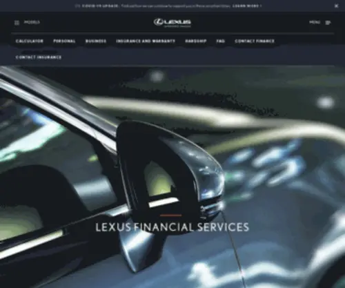 Lexusfinance.com.au(Lexus Financial Services) Screenshot