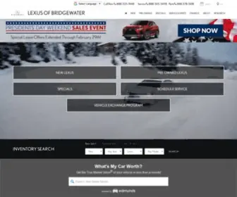 Lexusofbridgewater.com Screenshot