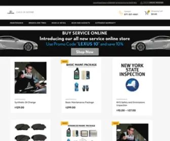LexusofQueensparts.com(Buy Service Online) Screenshot