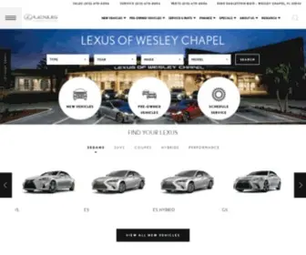 Lexusofwesleychapel.com(New Lexus Models) Screenshot