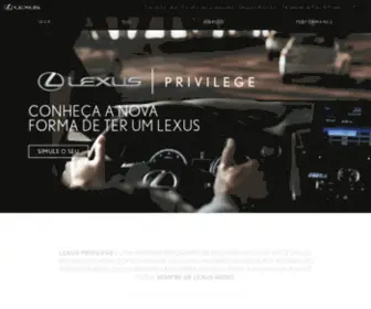 Lexusprivilege.com.br(Lexus Privilege) Screenshot