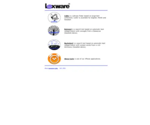 Lexwarelabs.com(Lexware Start Page) Screenshot