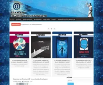 Lexweb.fr(Le Magazine du Droit Numérique) Screenshot