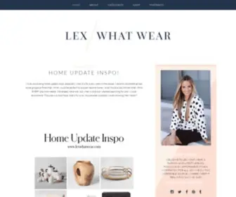 Lexwhatwear.com(Lex What Wear) Screenshot