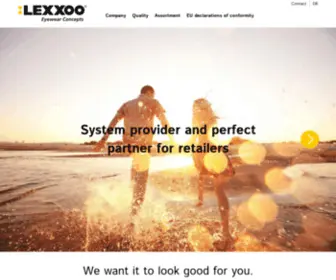 Lexxoo.de(Sonnenbrillen, Fertig-Lesebrillen und Kontaktlinsen) Screenshot